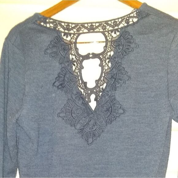 ⬇️⬇️⬇️Candie's Faux Wrap Sweater Dress - Picture 3 of 5